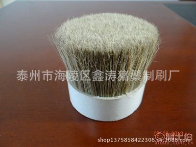 磨尖丝产品解析 走进泰州市海陵区鑫涛猪鬃制刷厂的制刷工艺